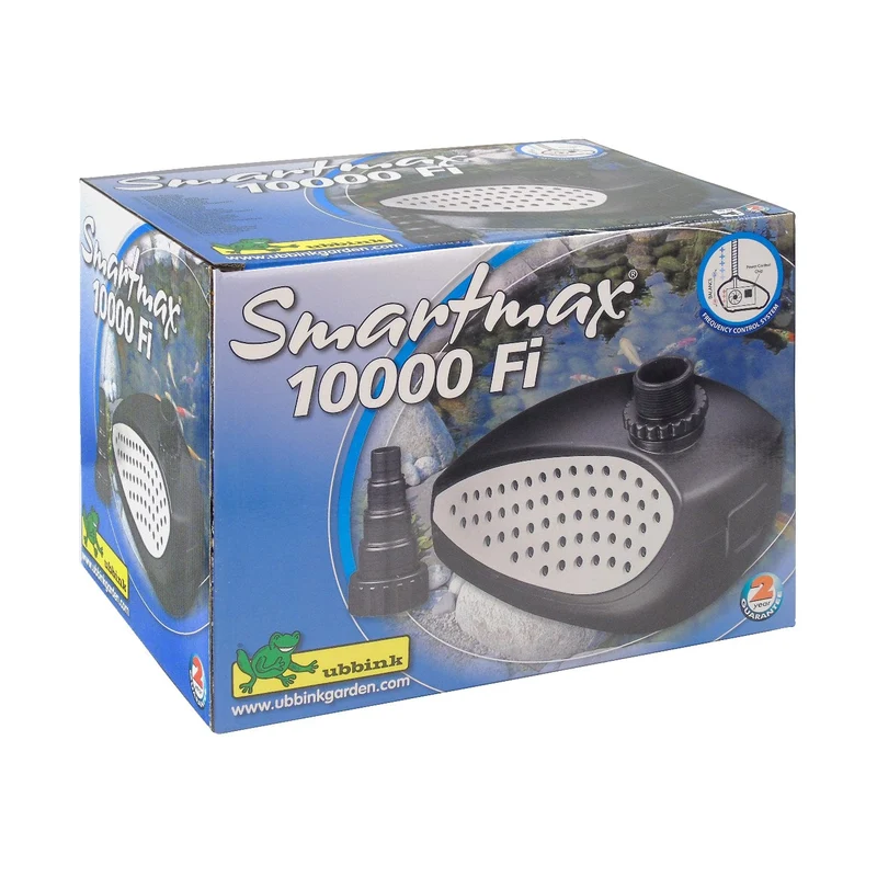 SMARTMAX 10000Fi - pompe filtrante - moteur fréquence variable, Qmax(l/h) 9350, 80W, Hmax(m) 6,00, 1 1/2'', taille max. particules 6mm