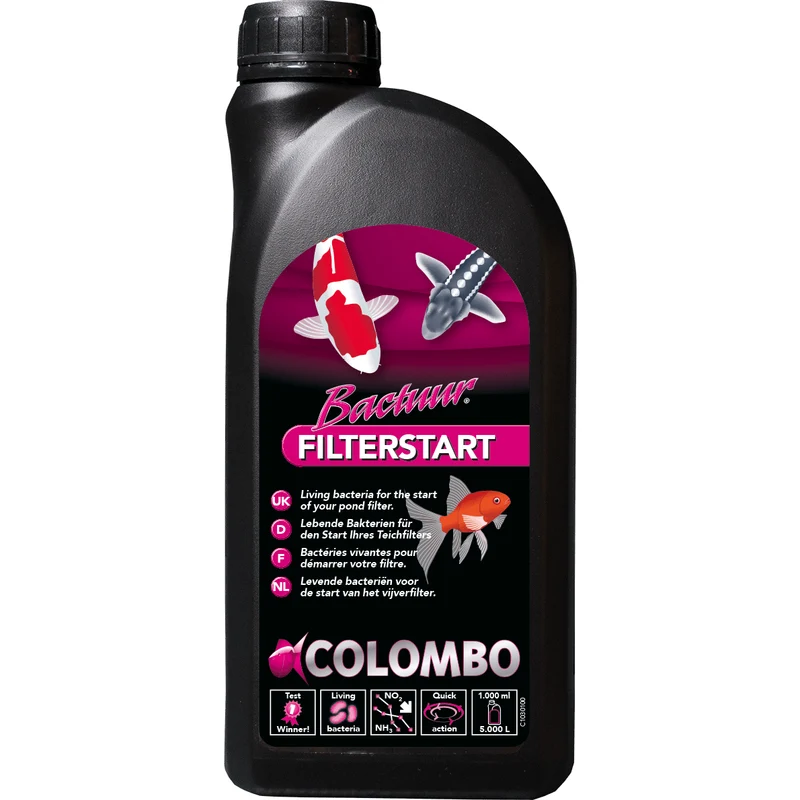 Colombo Bactuur Filter Start 1000ml pour 5000litres - Activateur de filtre ultra puissant
