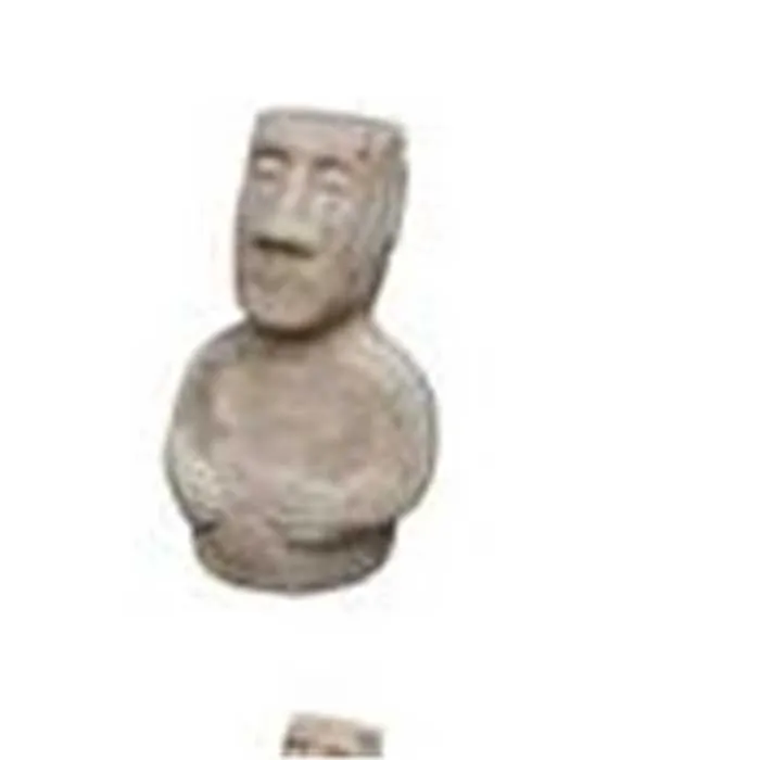 Deco Moai sculpture l10cm w9cm h18cm mterra