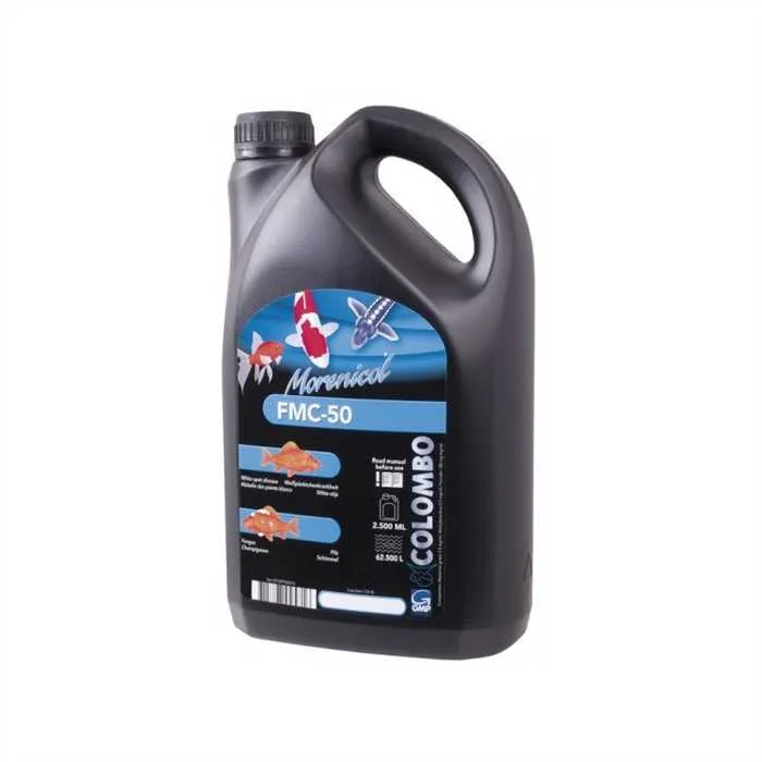 FMC50 2500ml/62.500litres - Morenicol Colombo - Formol Vert de Malachite