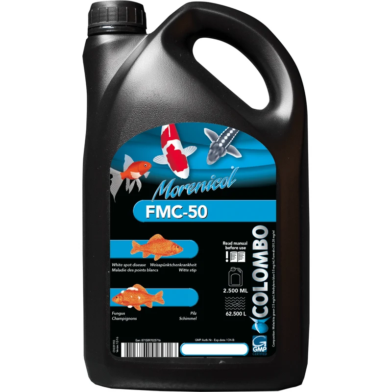 FMC50 2500ml/62.500litres - Morenicol Colombo - Formol Vert de Malachite