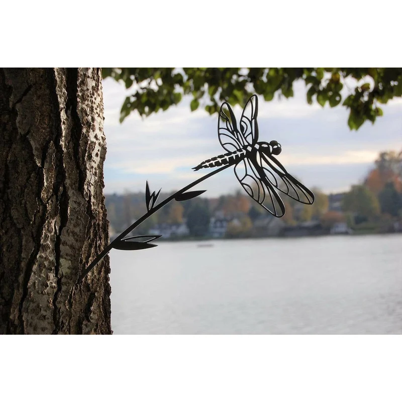 Libellule - Silhouette en acier corten