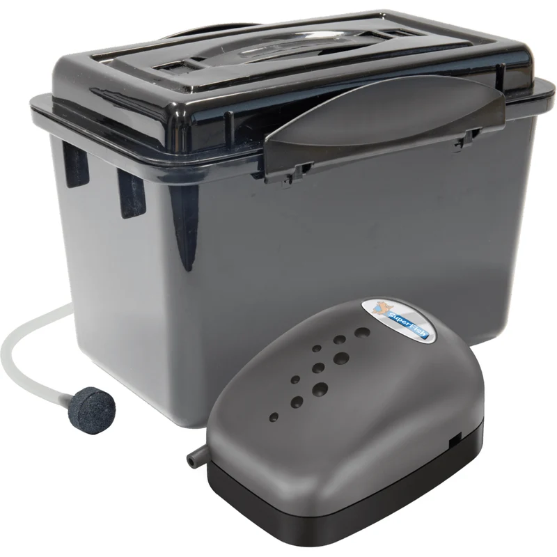 Air-Box 1 - Set d'aération dans boite étanche pour bassin de de 0 à 1.5m³ - Superfish