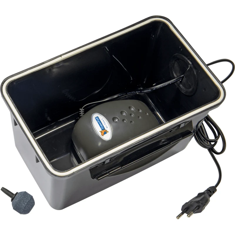 Air-Box 1 - Set d'aération dans boite étanche pour bassin de de 0 à 1.5m³ - Superfish