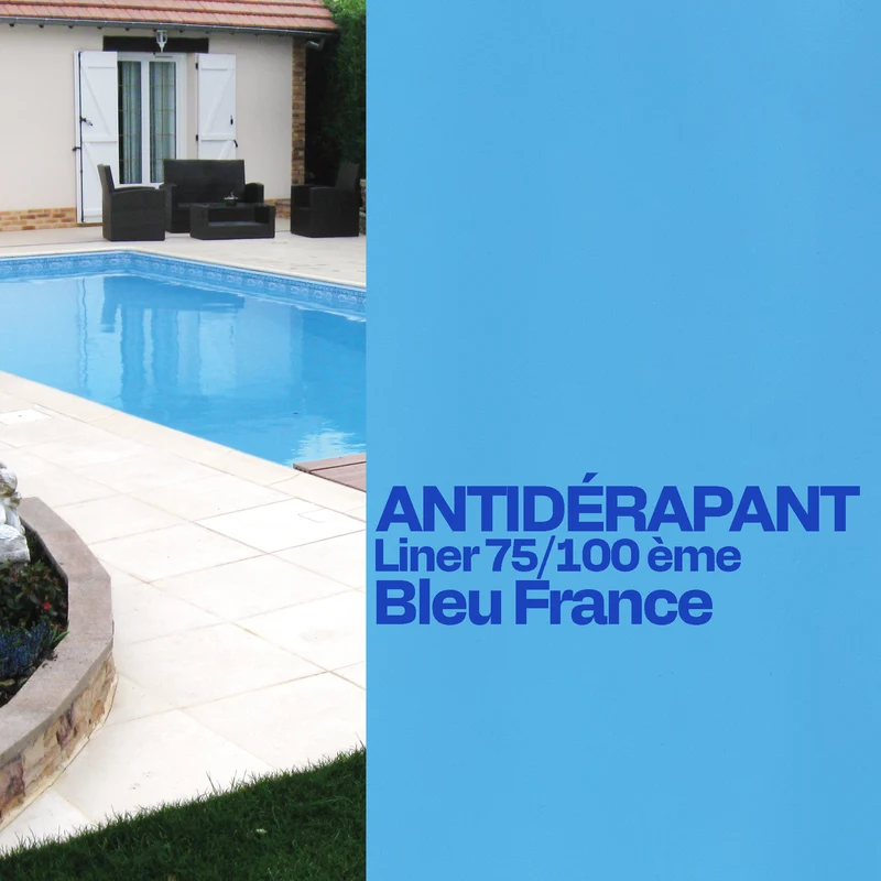 Liner antidérapant sur mesure piscine