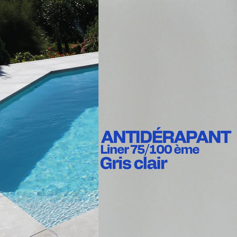 Liner antidérapant sur mesure piscine