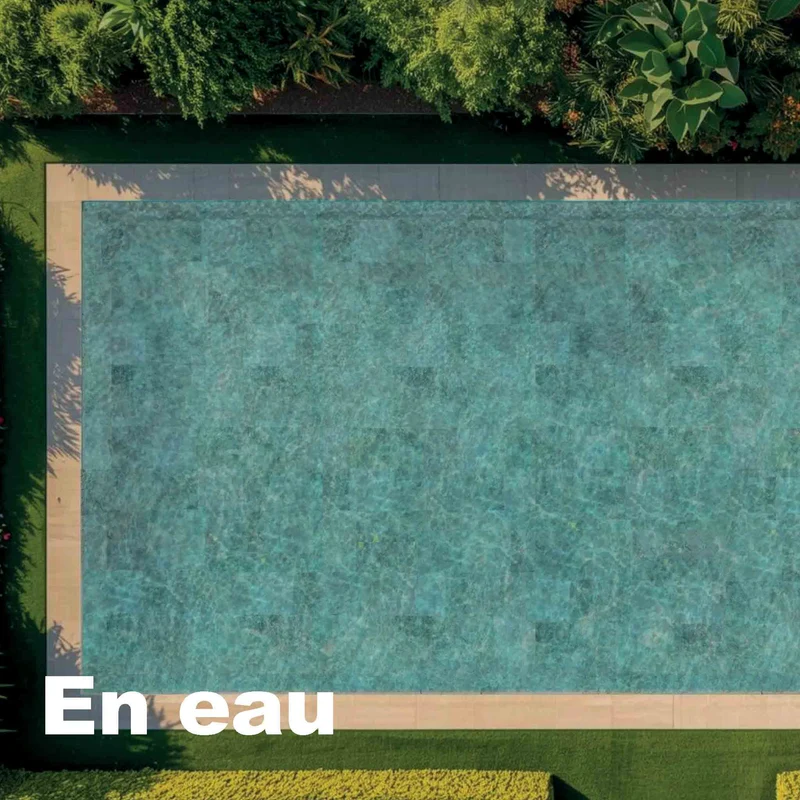 Liner 3D Rock verni sur mesure piscine