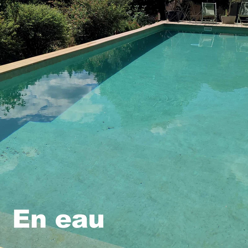 Liner 3D Rock verni sur mesure piscine