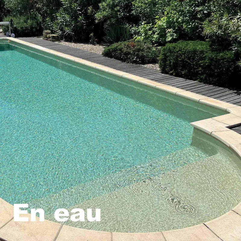 Liner 3D Rock verni sur mesure piscine