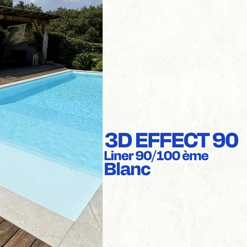 Liner 3D Effect verni sur mesure piscine