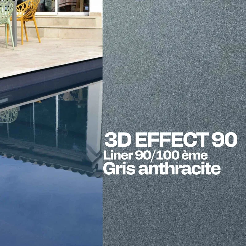 Liner 3D Effect verni sur mesure piscine