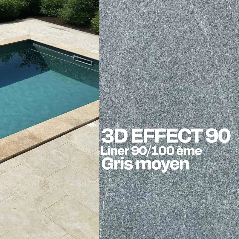 Liner 3D Effect verni sur mesure piscine
