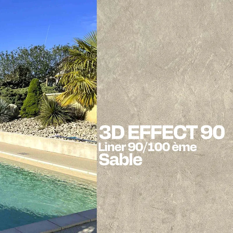 Liner 3D Effect verni sur mesure piscine