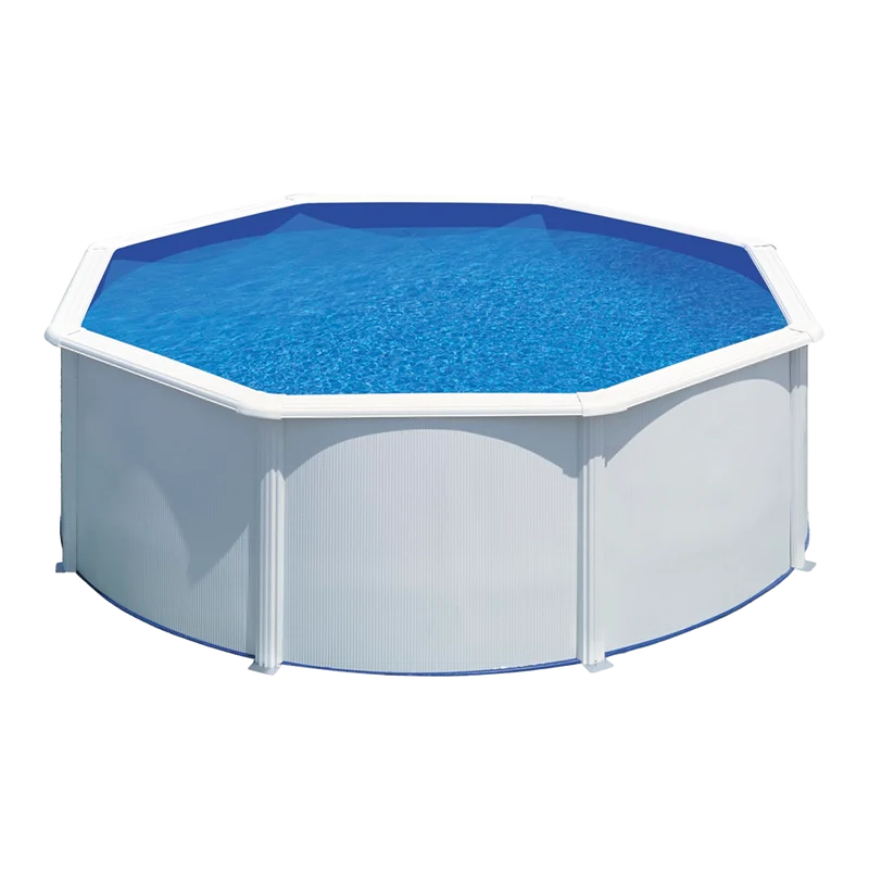 Piscina desmontable redonda GRE Ø350x132 cm con depuradora de arena KITPR358