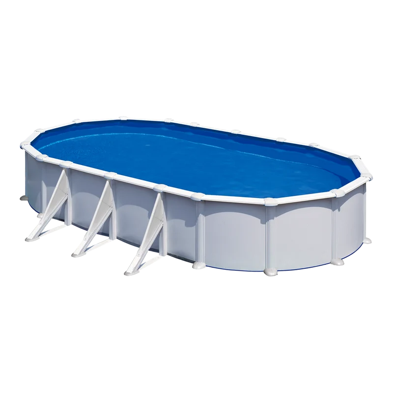 Piscina desmontable ovalada GRE 800x470x132 cm con depuradora de arena KITPROV818