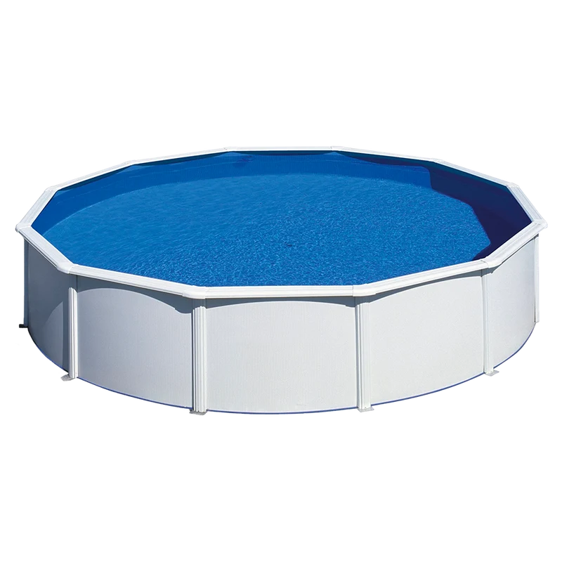 Piscina desmontable redonda GRE Ø550x132 cm con depuradora de arena KITPR558