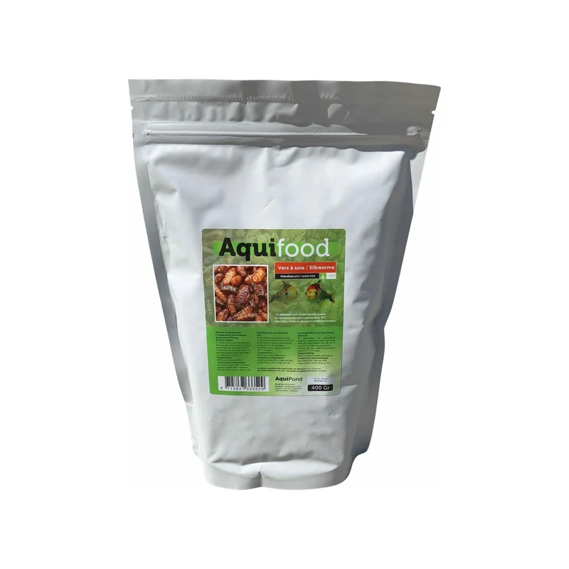 Aquifood vers à soie / Silkworm - 400gr