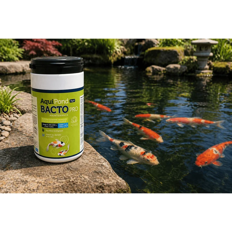 Aquipond Bacto Maintenance Pro – 1Kg - Traite jusqu'à 200M³ - Bactéries de Maintenance Ultra concentrées