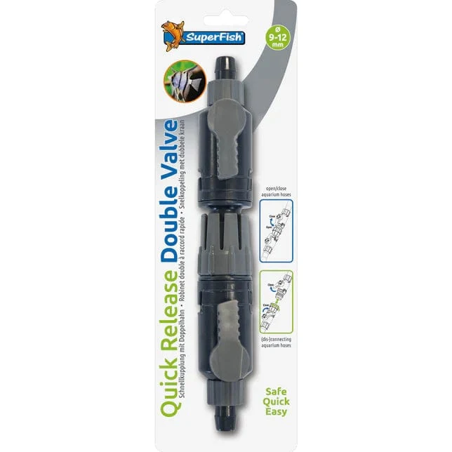 Robinet double raccord rapide 9 - 12 - Superfish