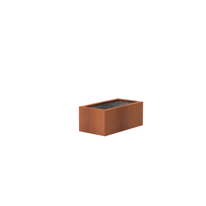Bassin en acier corten 150 x 80 x 40CM - 4800L