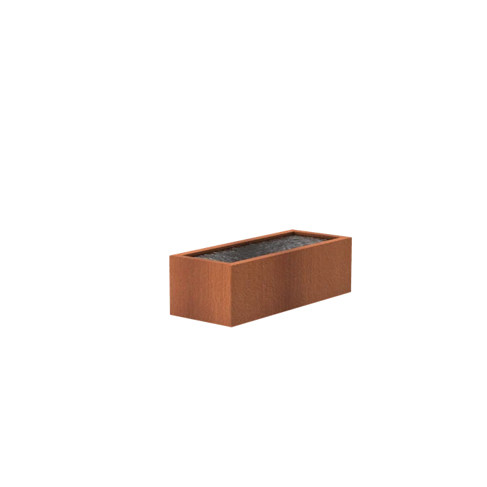 Bassin en acier corten 200 x 80 x 60CM - 9600L