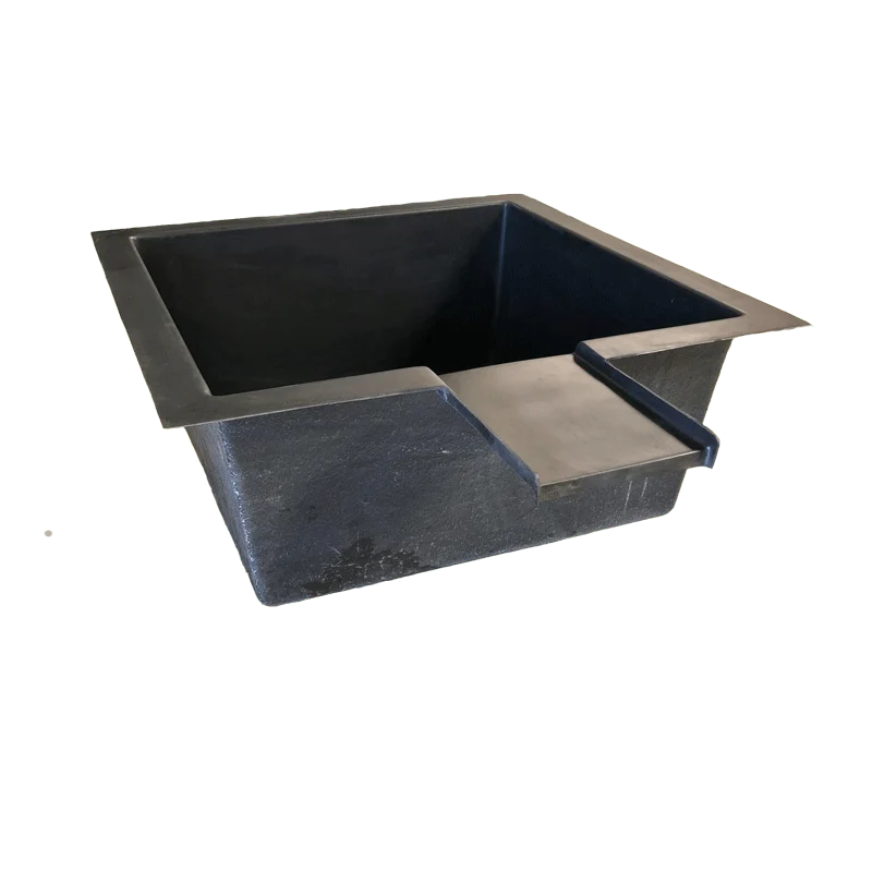 Bassin avec lame d’eau 150 x 150 x 60CM - Polyester - 1350L