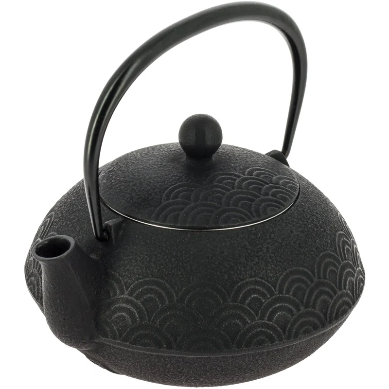 Théière Iwachu Seigaiha Noire 650 ml