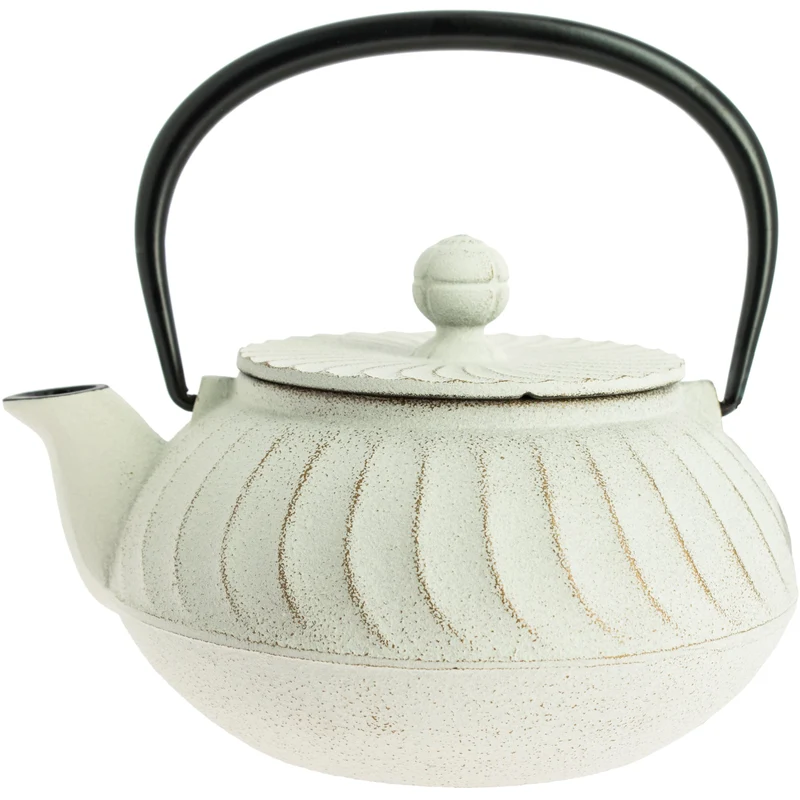 Théière Iwachu Nami Blanc-Doré - 650 ml