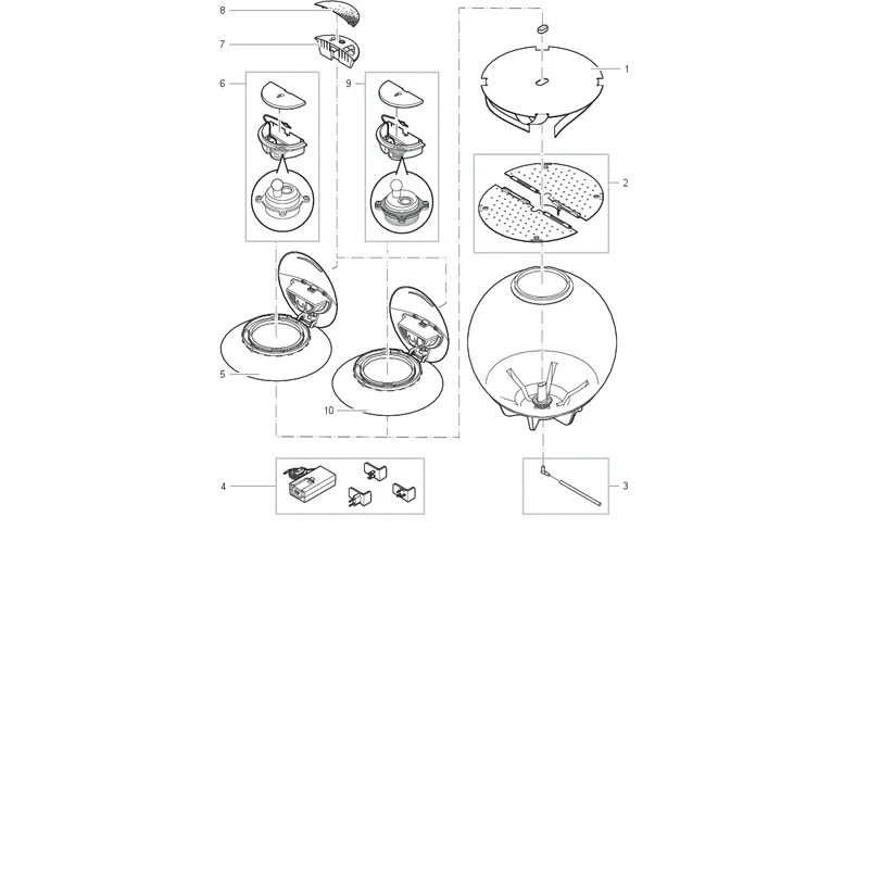 Pièces détachées pour biOrb Air 60 noir