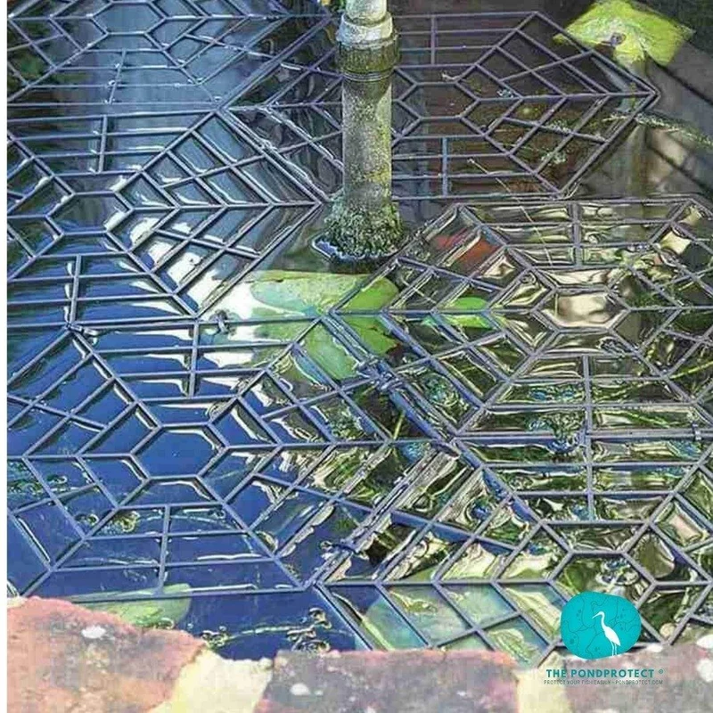 PondProtect - Barriere flottante "toile d'araignée" - Pack de 10pièces - Solution efficace contre les hérons