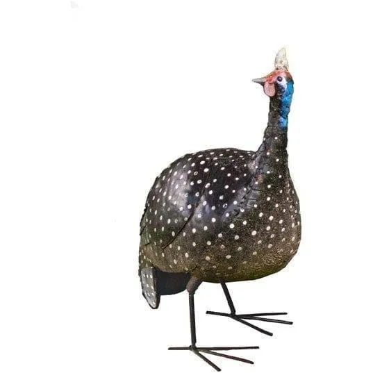 Pintade - Oiseau décoratif en métal recyclé