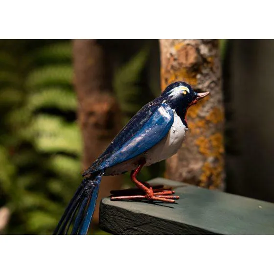 Oiseau du Paradis - Oiseau décoratif en métal recyclé