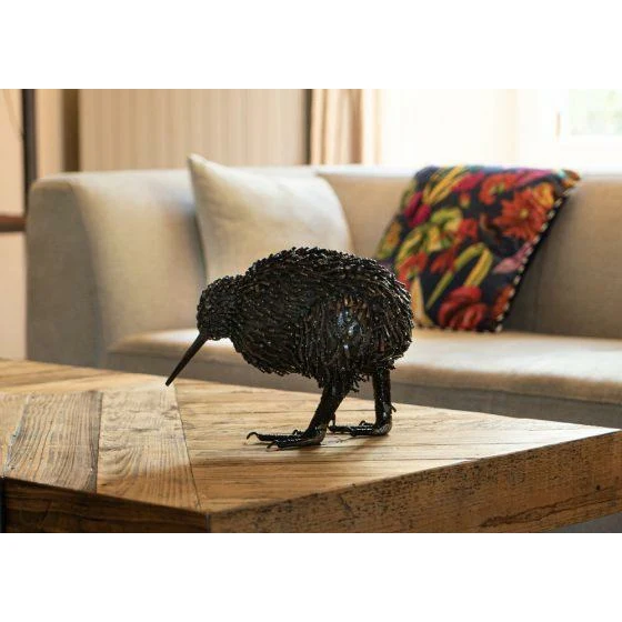 Kiwi - Oiseau décoratif en métal recyclé