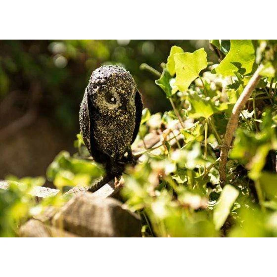 Bébé chouette - Oiseau décoratif en métal recyclé