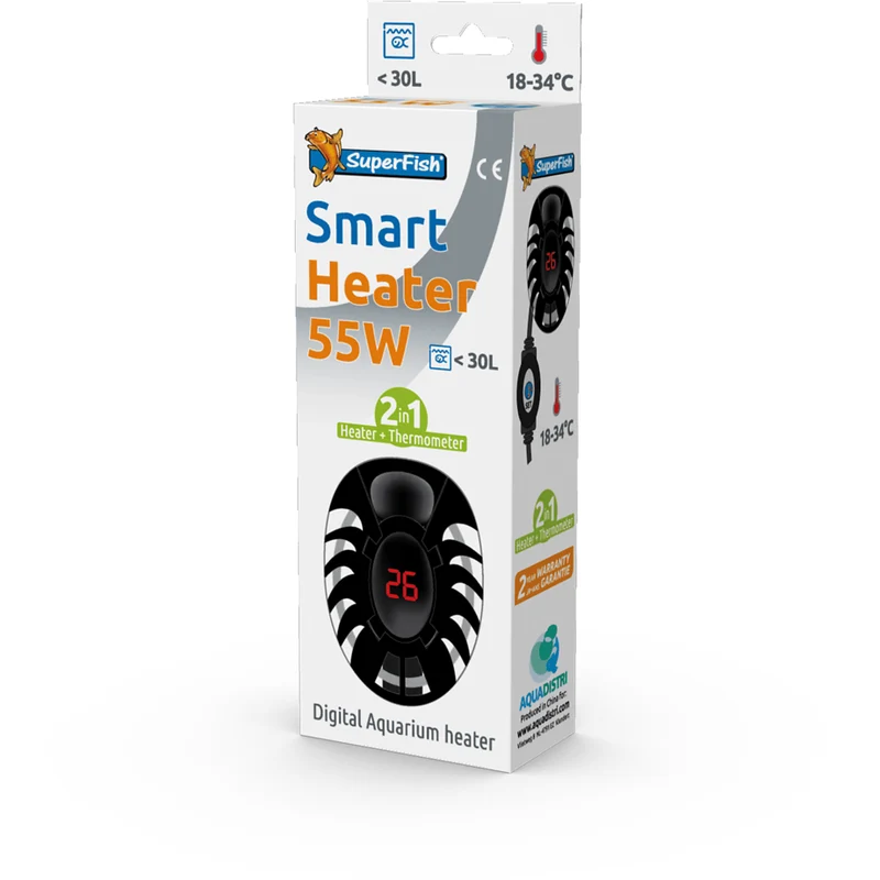 SF Smart Heater 55W - Chauffage pour aquarium - Superfish