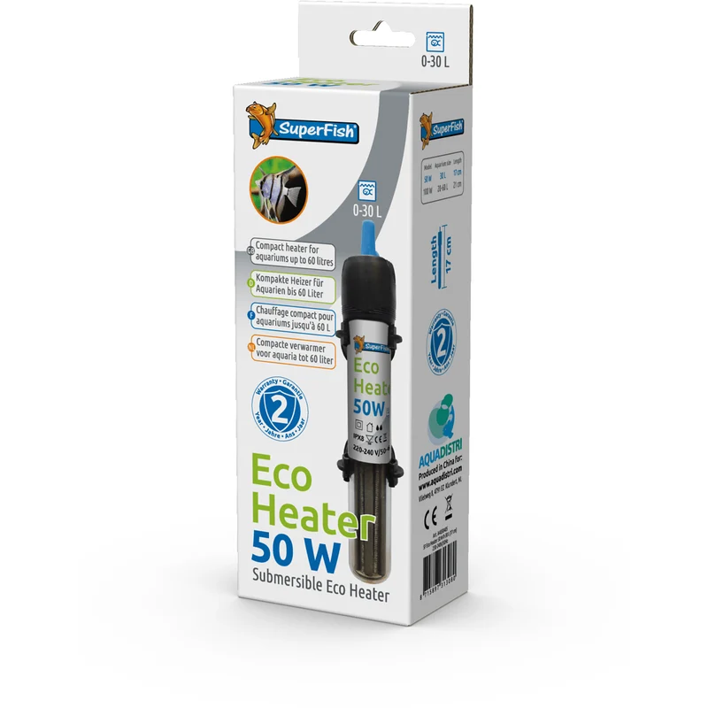 SF Eco Heater 50W - Chauffage pour aquarium - Superfish