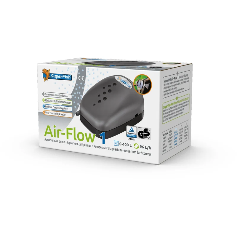 Air Flow 1 - Pompe à air d'aquarium