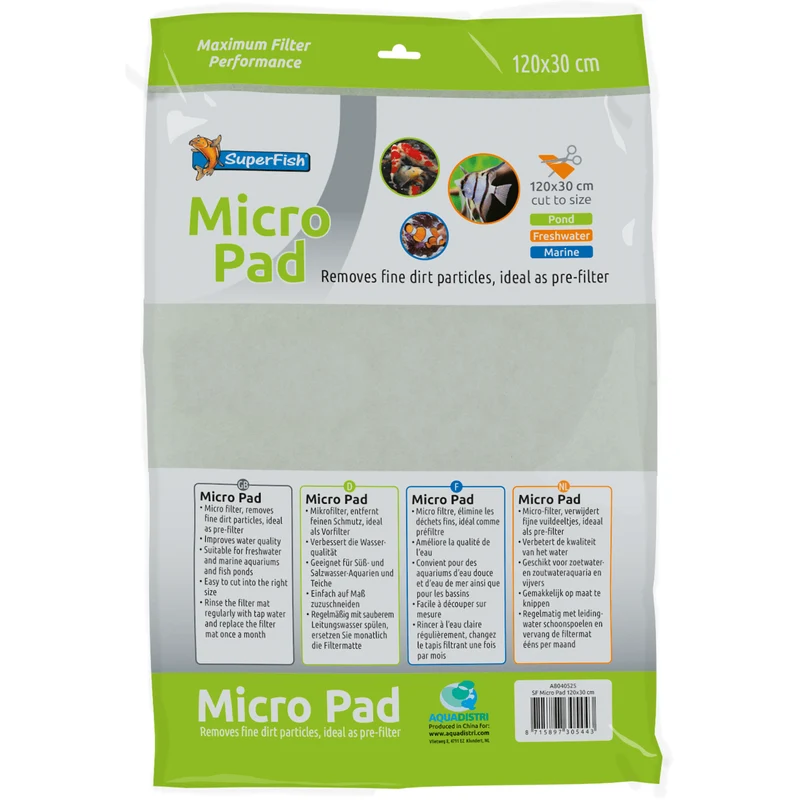 SF Micro Pad 120X30CM - Tapis de filtrations