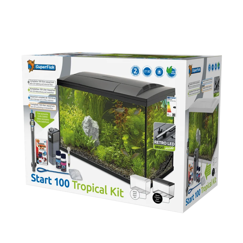 Aquarium Start 100 Tropical Kit Blanc - 100L - Superfish