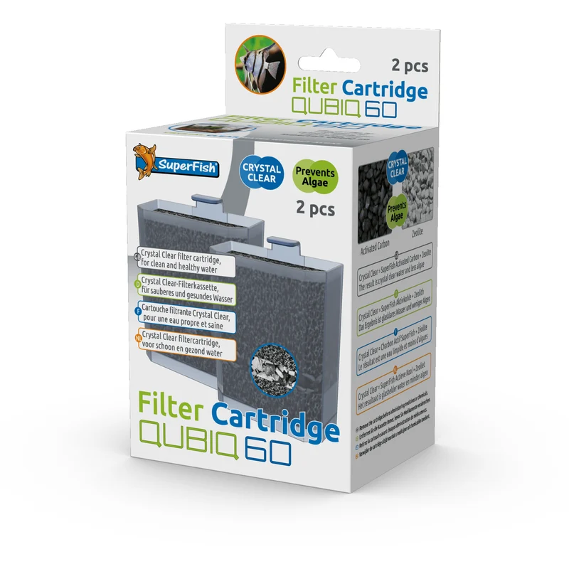 QubiQ 60 Cartouche de rechange - Pour aquarium Superfish