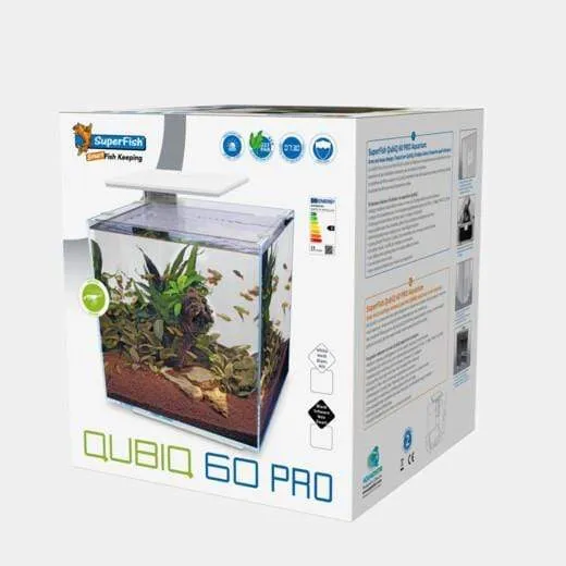 Aquarium QubiQ 60 PRO Blanc - 60L - Superfish