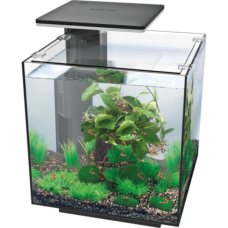 Aquarium QubiQ 30 PRO Noir - 30L - Superfish