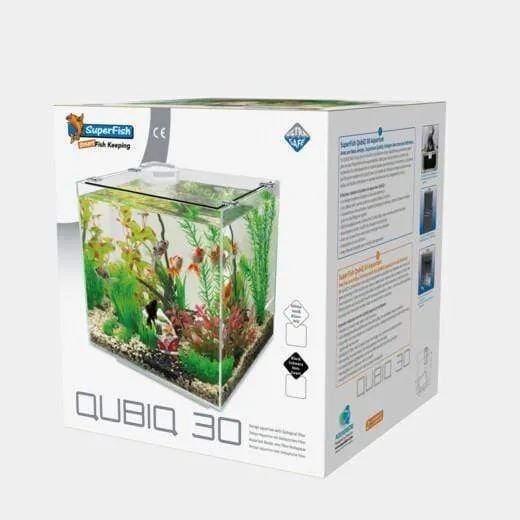 Aquarium QubiQ 30 Blanc - 30L - Superfish