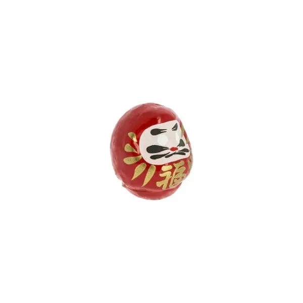 Daruma Traditionnel Rouge - Petit, Chance - Fabriqué au Japon
