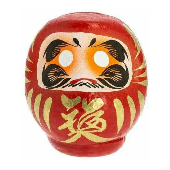 Daruma Traditionnel Rouge 11 cm - Chance