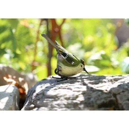 Roitelet - Oiseau décoratif en métal recyclé