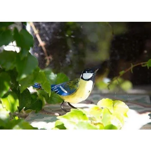 Mésange - Oiseau décoratif en métal recyclé