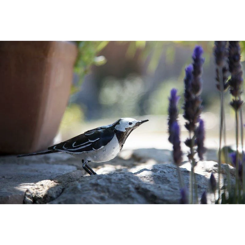 Bergeronnette - Oiseau décoratif en métal recyclé