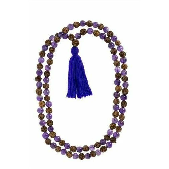 Mala Rudraksha Chakra Couronne