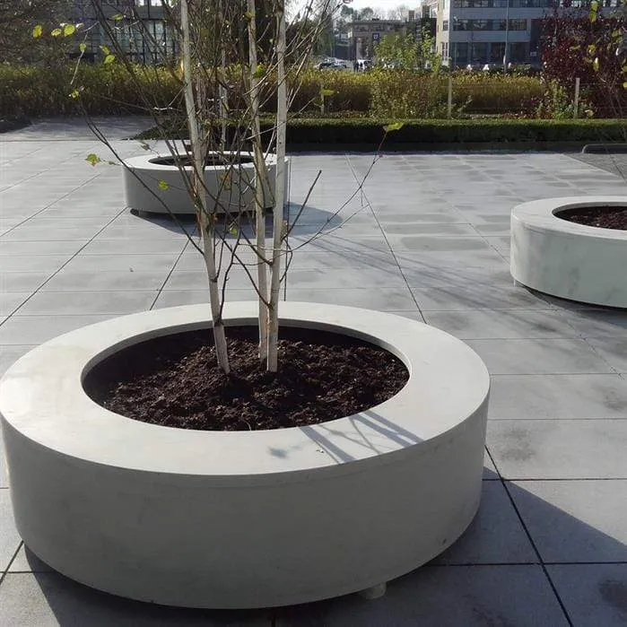Jardinière en béton polymère - Besso 1.8m x 0.45m